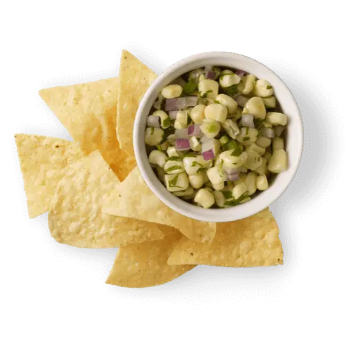 Chips & Roasted Chili-Corn Salsa